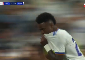 Vinícius Júnior abrió la cuenta en la final de Champions