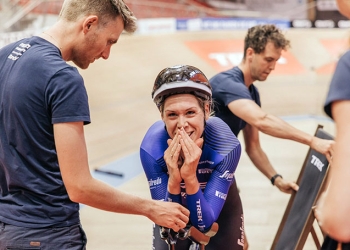 Ellen Van Dijk rompió récord femenino en ciclismo de pista