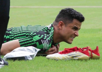 Gio Moreno: entrenamiento aparte y una buena noticia