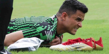 Gio Moreno: entrenamiento aparte y una buena noticia