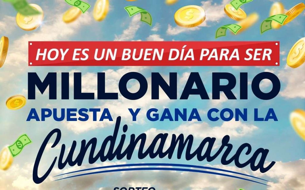 Lotería de Cundinamarca. Resultado sorteo 31 de mayo 2022