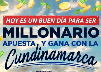 Lotería de Cundinamarca. Resultado sorteo 31 de mayo 2022