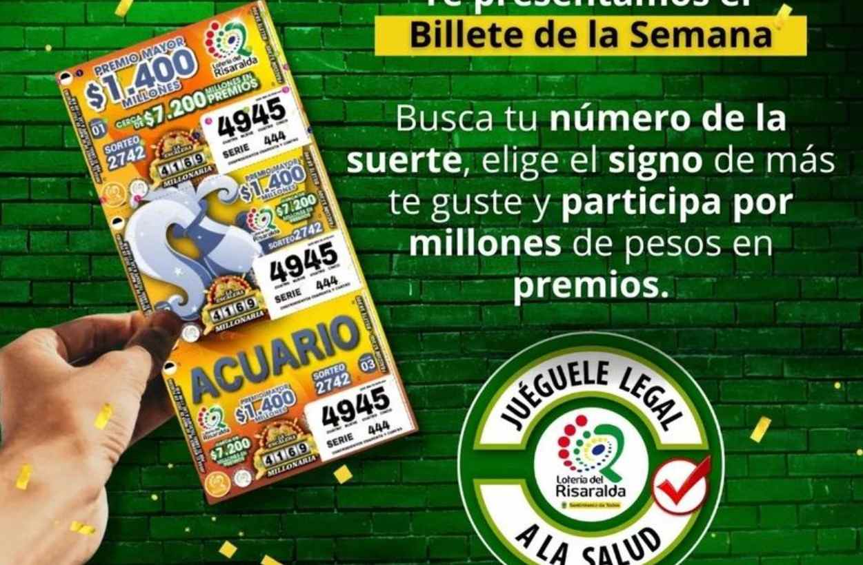 Lotería de Risaralda, resultado sorteo 6 de mayo 2022