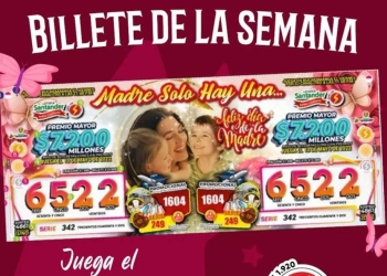 Lotería de Santander, resultado sorteo 13 de mayo 2022