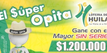 Resultado sorteo Lotería del Huila, 31 de mayo 2022