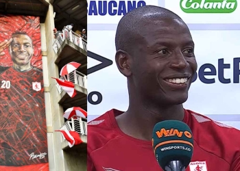 Adrián Ramos y su emoción por el homenaje en el Pascual Guerrero