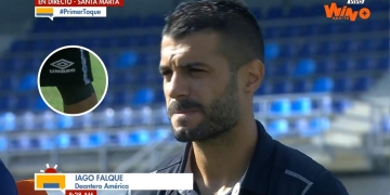 Iago Falque habló sobre su nueva lesión en América de Cali