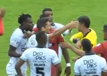Miguel Nazarit en Deportivo Cali: cuarto partido y expulsión