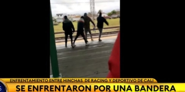 Otro preocupante reporte de líos entre hinchas de Racing y Deportivo Cali