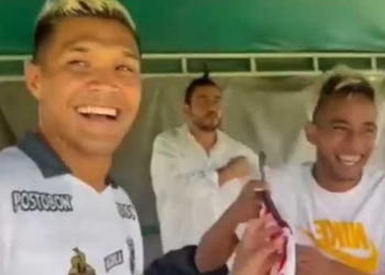 Teo Gutiérrez y la broma vistiendo la camiseta del Cali: “Junior tu papá”