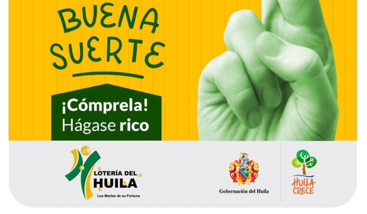 Lotería del Huila, resultado sorteo 10 de mayo 2022