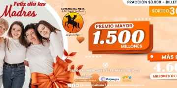 Resultado sorteo Lotería del Meta. 11 de mayo del 2022