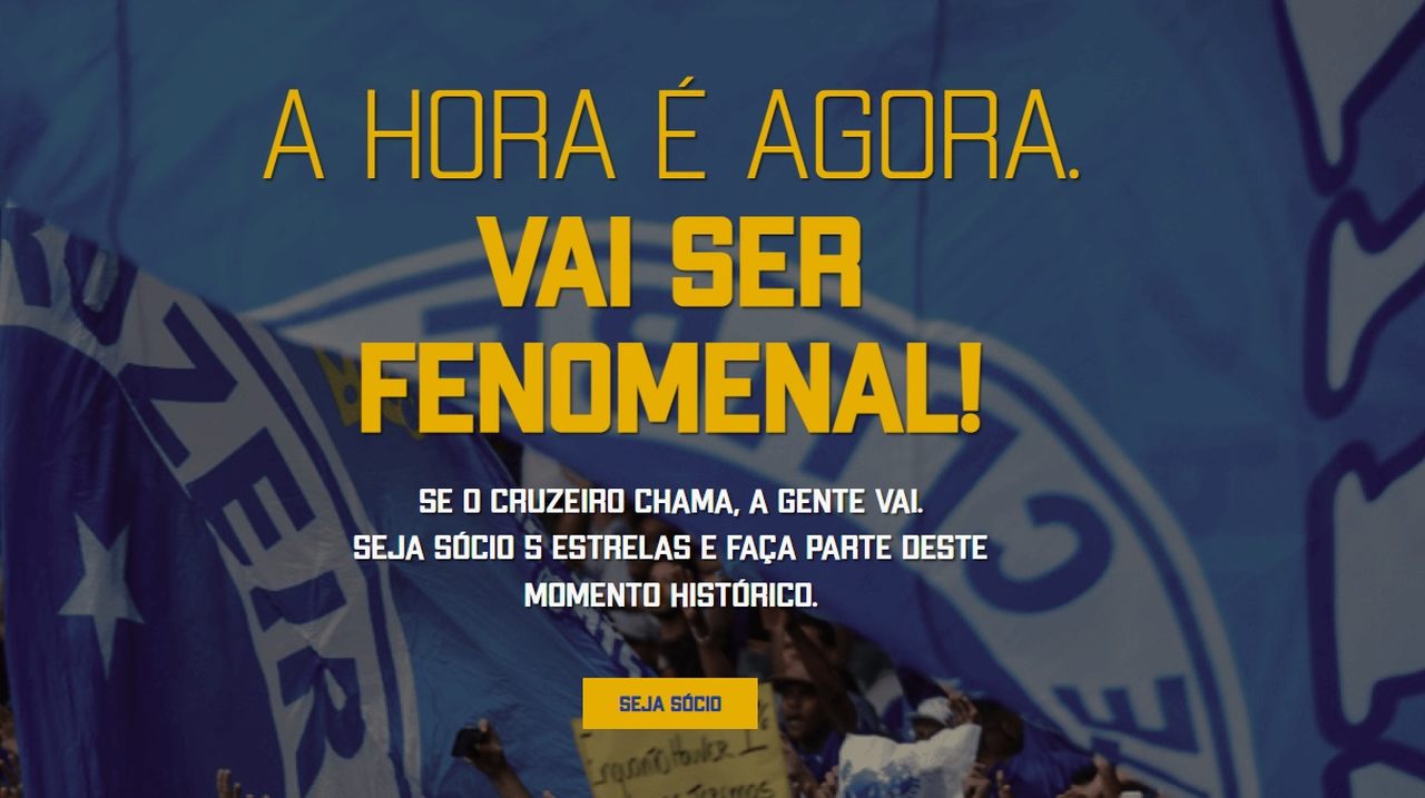 Cruzeiro alcanza la meta de Ronaldo y llega a los 50.000 socios