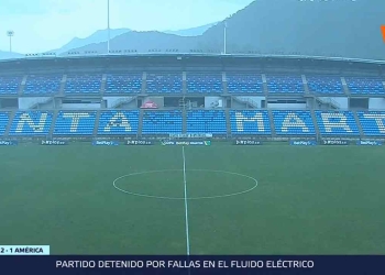 Unión Magdalena vs. América: decisión del árbitro ante el apagón y la tormenta en el Sierra Nevada