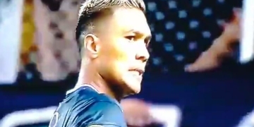 ¡La atajada de Cássio al remate de Teo Gutiérrez!