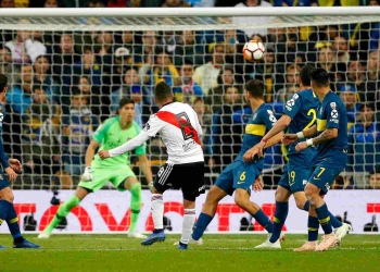 Juan Fernando Quintero y su emoción por volver a ver su gol contra Boca