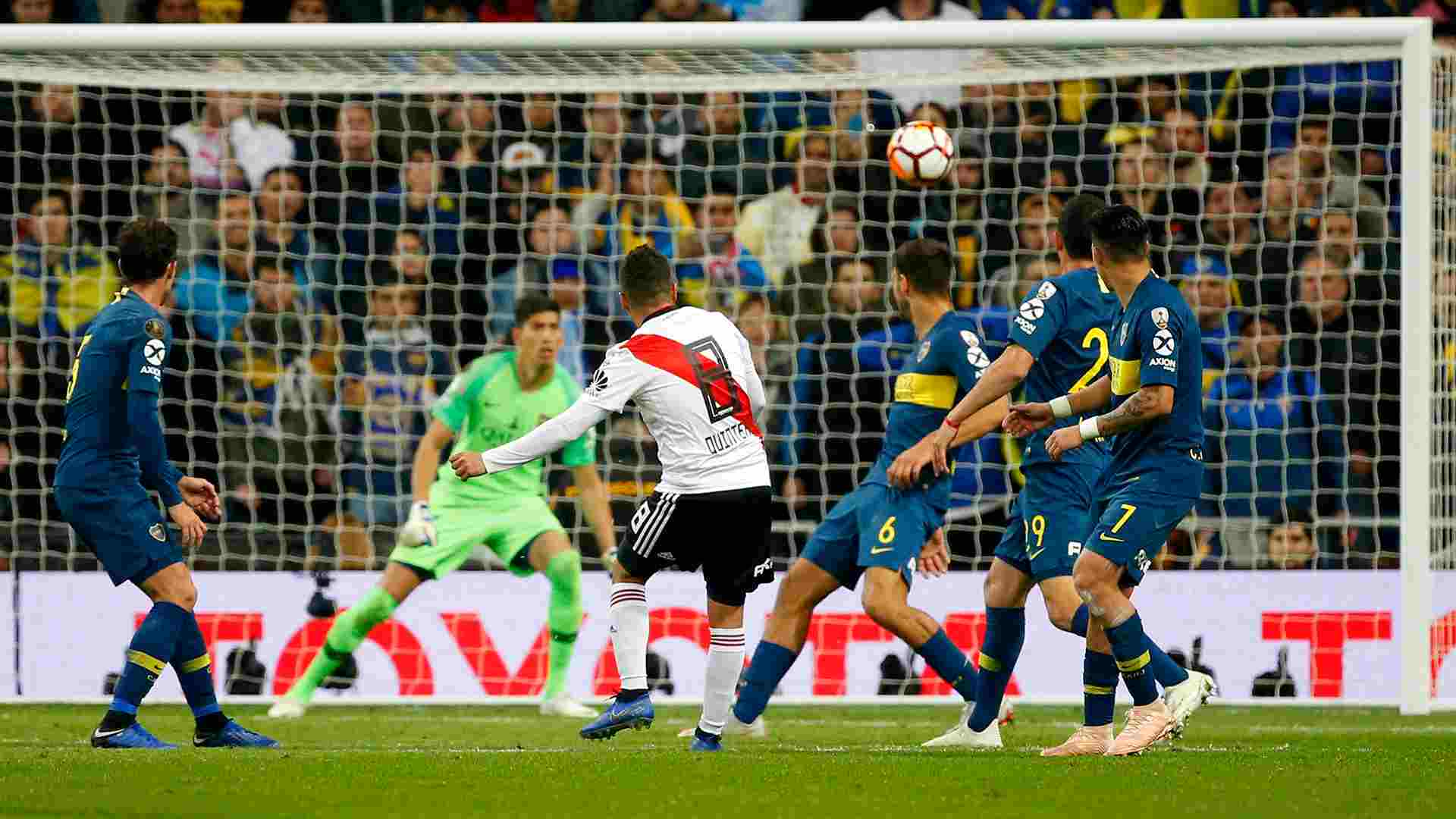 Juan Fernando Quintero y su emoción por volver a ver su gol contra Boca
