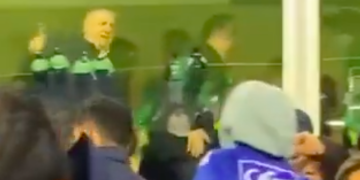 Otra óptica del roce entre hinchas de Millos y el palco de Nacional