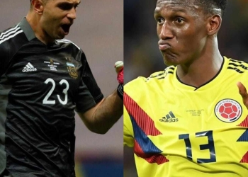 El gesto del 'Dibu' Martínez en el recuentro con Yerry Mina