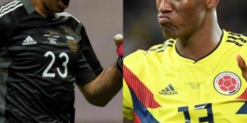 El gesto del 'Dibu' Martínez en el recuentro con Yerry Mina