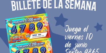 Sorteo Lotería de Santander: Número premio mayor, 10 de junio 2022