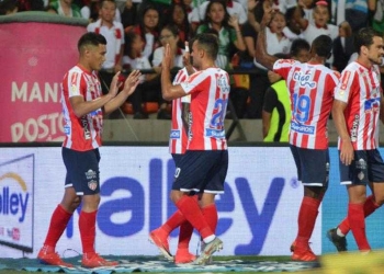 Dos hazañas de Junior contra Nacional por cuadrangulares