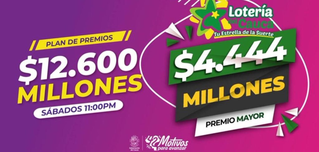 Resultado sorteo Lotería del Cauca, 4 de junio 2022