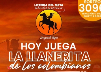 Resultado sorteo Lotería del Meta, 29 de junio del 2022