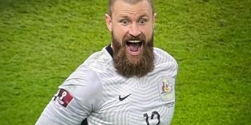 El festejo viral del arquero australiano al eliminar a Perú