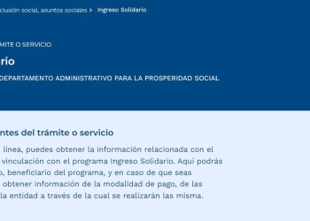 Carpeta ciudadana digital: Consulte si es beneficiario del Ingreso Solidario