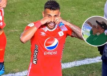 Hinchas de Nacional recuerdan a Duván Vergara tras la sanción a Gio Moreno