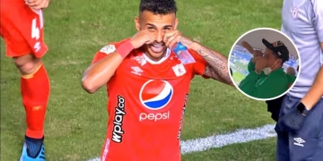 Hinchas de Nacional recuerdan a Duván Vergara tras la sanción a Gio Moreno