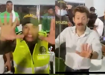 El susto que se llevó Emilio Gutiérrez en el Murillo Toro durante la final