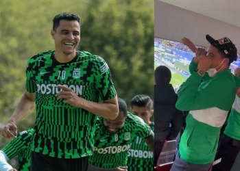Gio Moreno y los gestos a la hinchada de Millonarios en El Campín