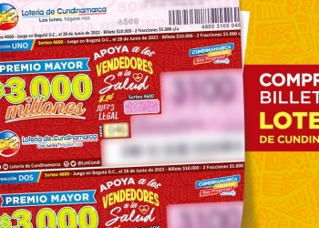 Resultado Lotería de Cundinamarca. Sorteo del 28 de junio 2022