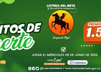 Resultado sorteo de la Lotería del Meta, 8 de junio 2022