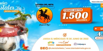 Resultado sorteo Lotería del Meta, 15 de junio del 2022