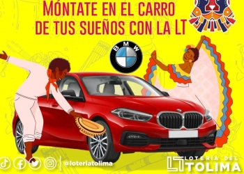 Lotería del Tolima. Resultado sorteo 28 de junio 2022