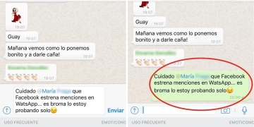 ¿Por qué sale una arroba @ al lado del chat de WhatsApp?