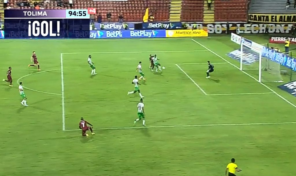 ¿Error de Andrés Román? Así llegó el agónico empate de Tolima