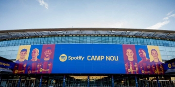 Así comenzó el patrocinio de Spotify al FC Barcelona