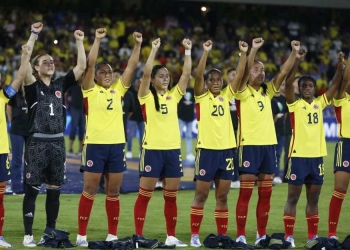 Protesta de la Selección Colombia Femenina