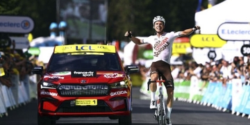 Un luxemburgués ganó la novena etapa del Tour de Francia