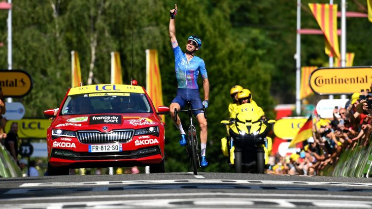Hugo Houle conquered the first stage of the Pyrenees in the Tour