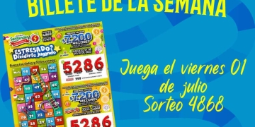 Lotería de Santander, resultado sorteo 1 de julio 2022