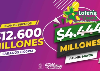Resultado sorteo Lotería del Cauca, 23 de julio 2022