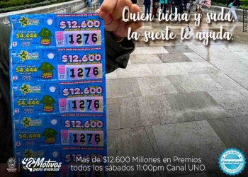 Resultado sorteo Lotería del Cauca, 30 de julio del 2022