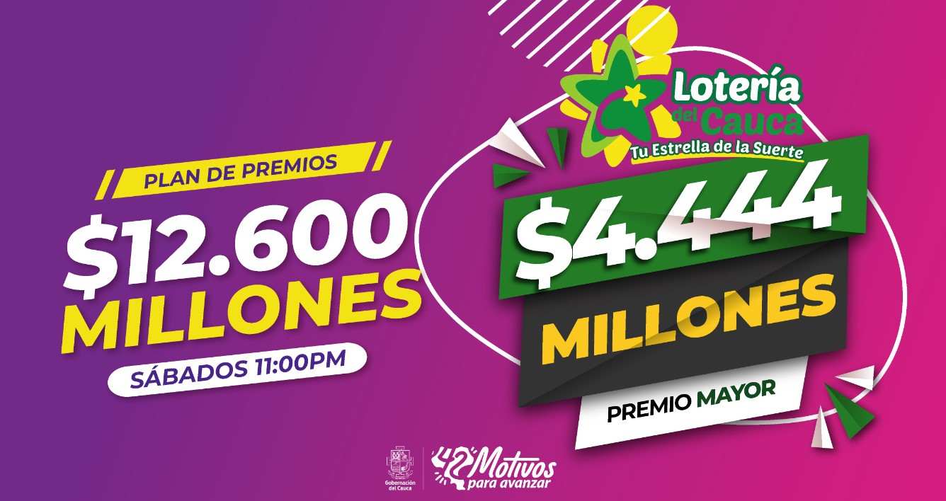 Resultado sorteo Lotería del Cauca, 9 de julio 2022