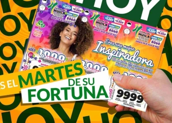 Resultado sorteo Lotería del Huila, 26 de julio 2022