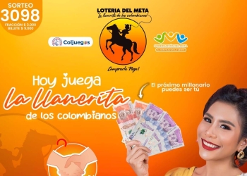 Resultado sorteo Lotería del Meta, 13 de julio 2022